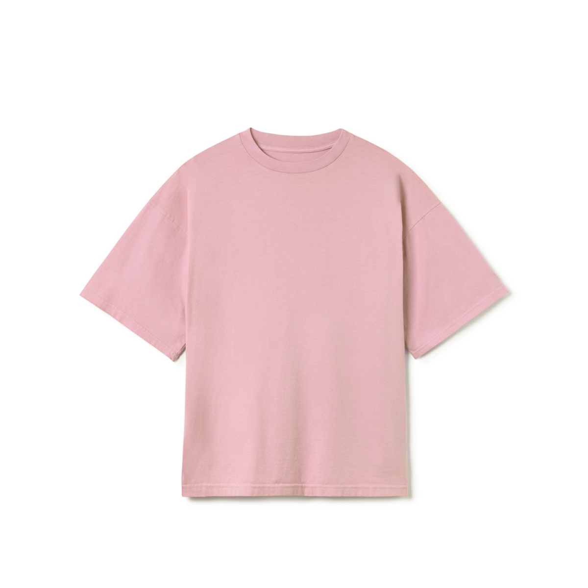 Gum Pink 180 GSM Organic Cotton Boxy T-Shirt