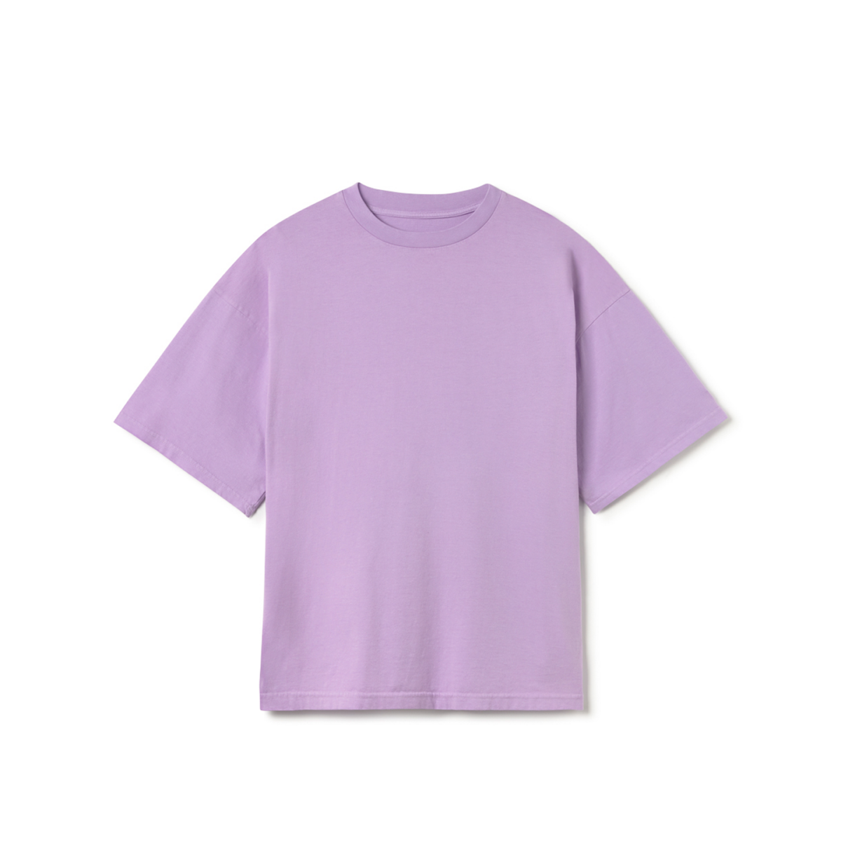 Lavender 180 GSM Organic Cotton Boxy T-Shirt