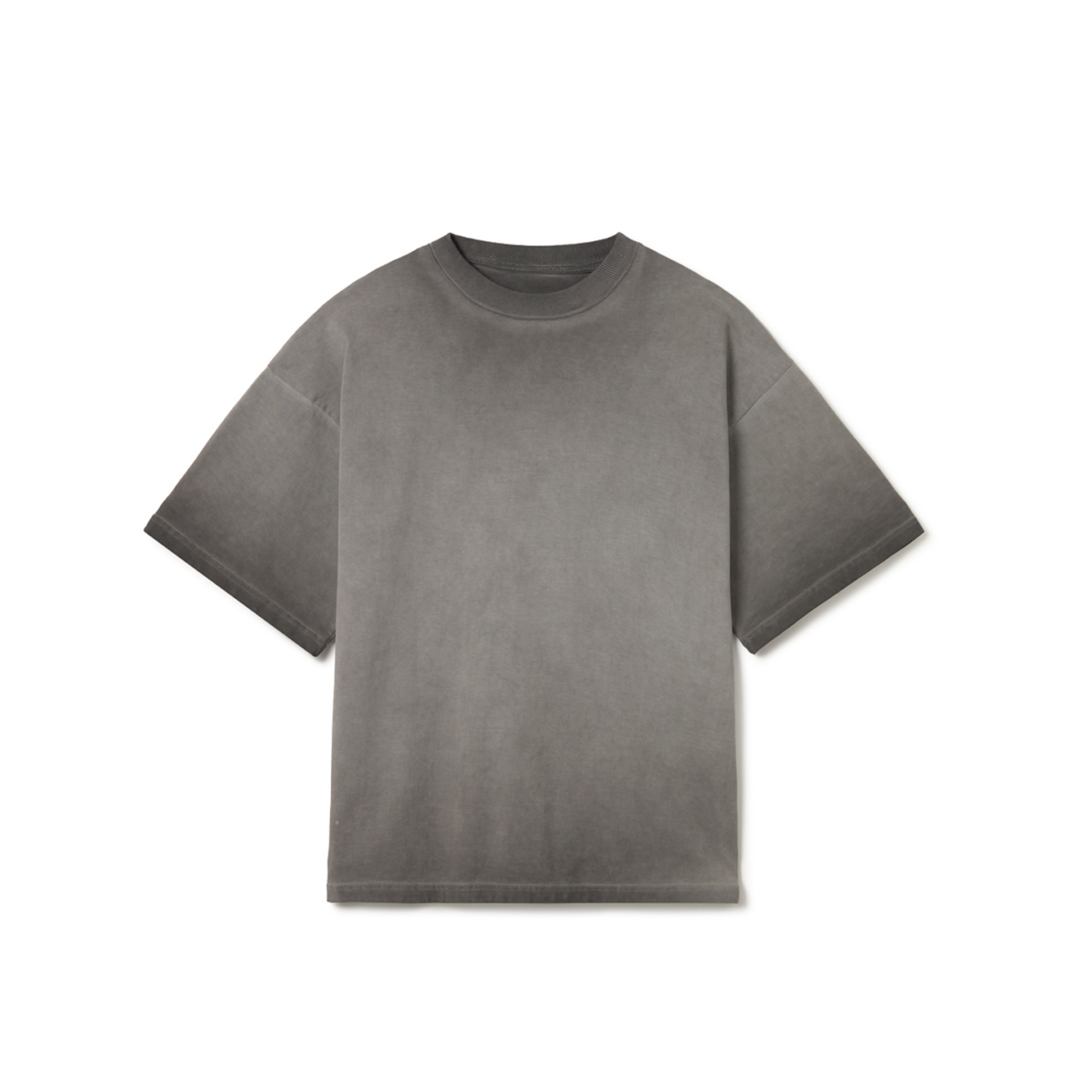 Dirt Gray 300 GSM Heavyweight Organic Cotton Boxy T-Shirt