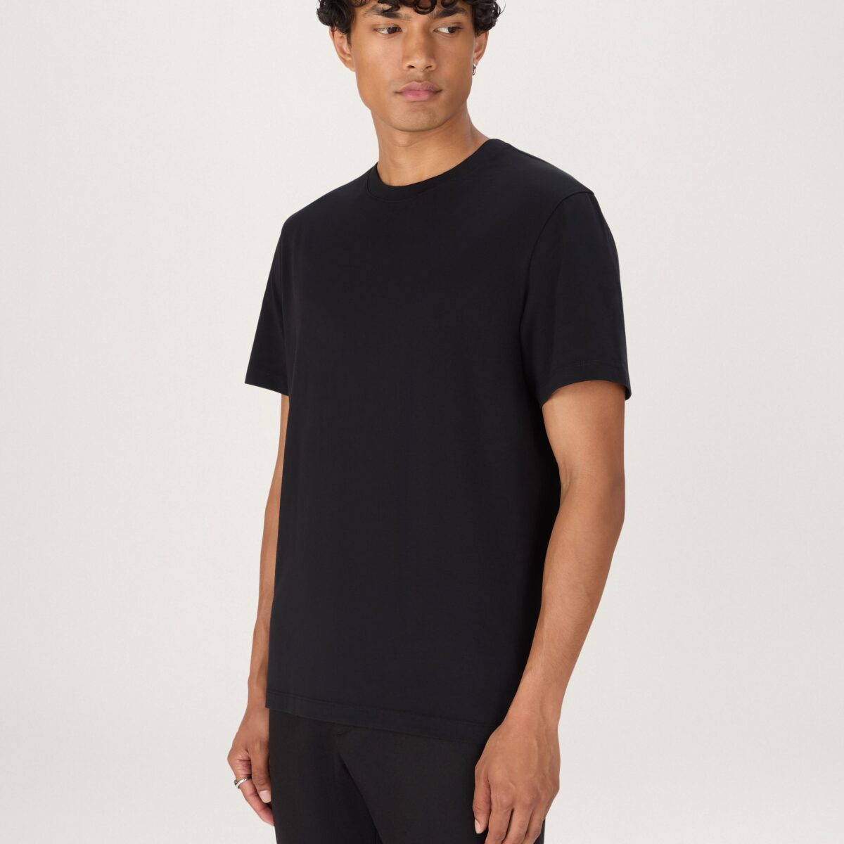 Black Heavyweight Organic Cotton T-Shirt