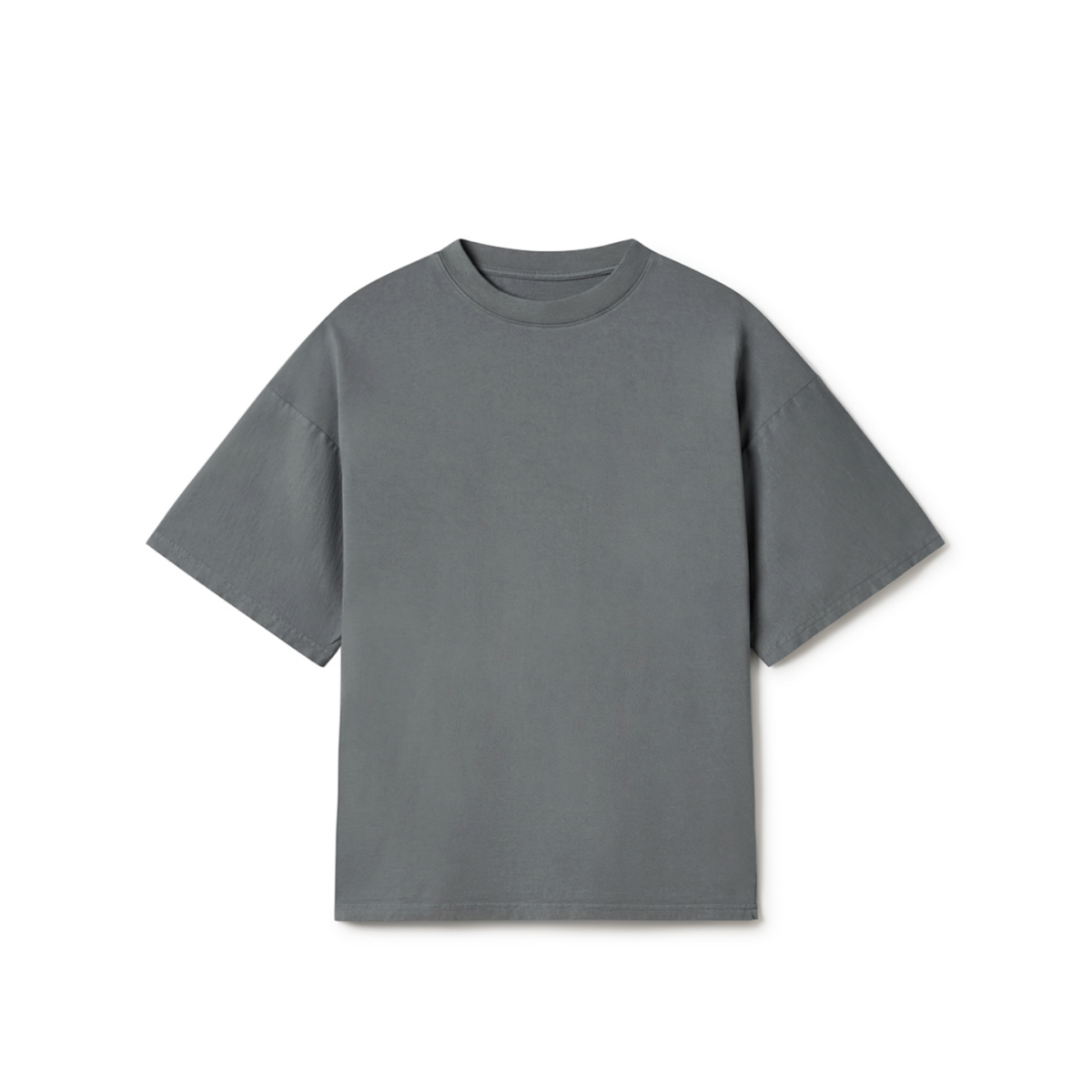 Iron Gray 180 GSM Organic Cotton Boxy T-Shirt