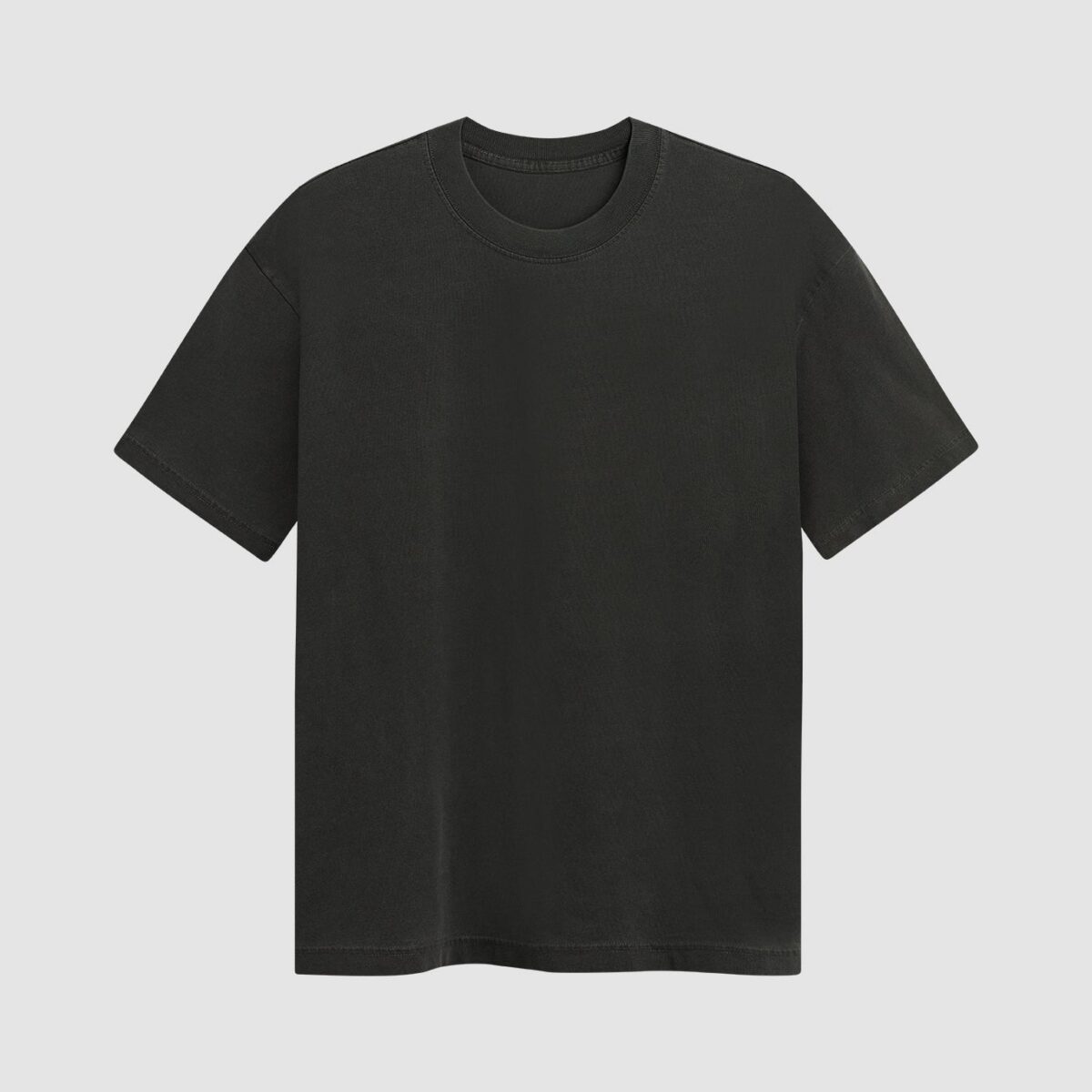 Washed Black Relaxed Heavyweight Vintage Jersey T-Shirt