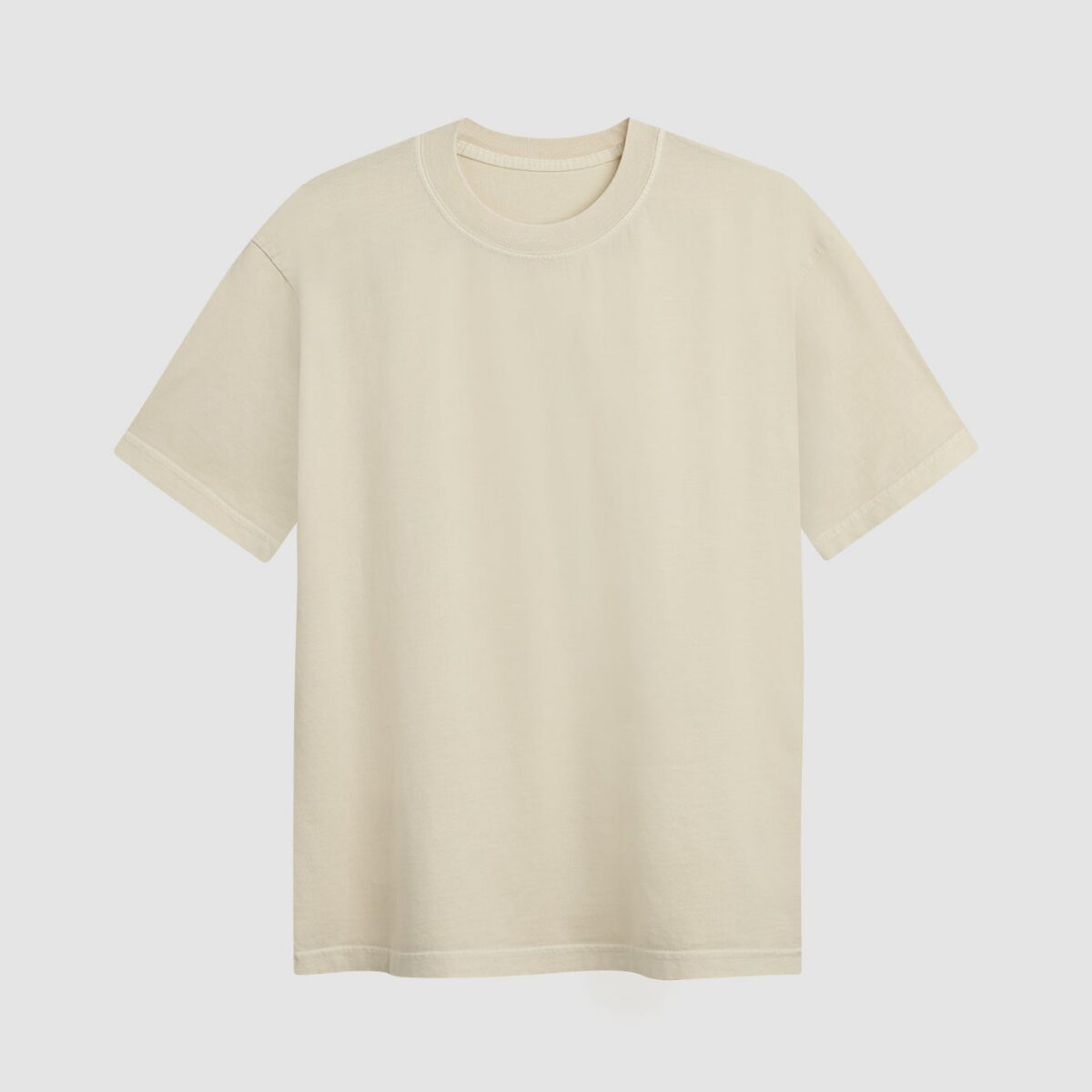 Washed Parchment Relaxed Heavyweight Vintage Jersey T-Shirt