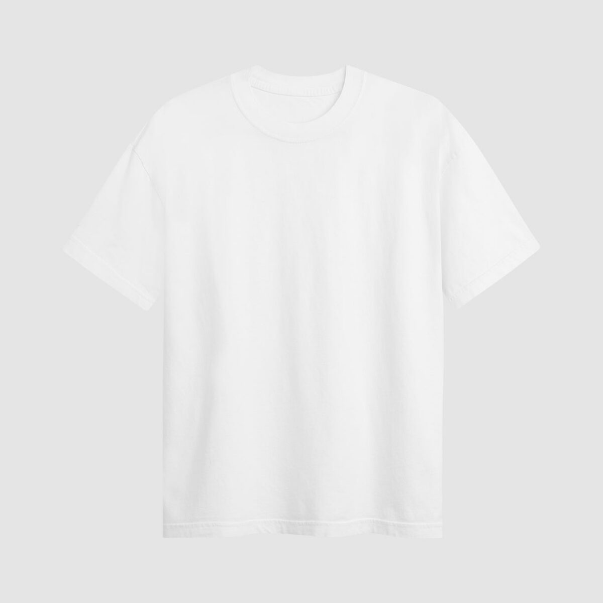 White Relaxed Heavyweight Vintage Jersey T-Shirt