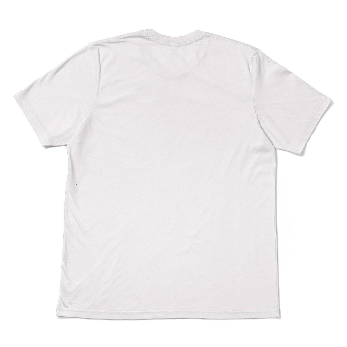 Men's Vintage White Short Sleeve Cotton Crew Neck T-Shirt
